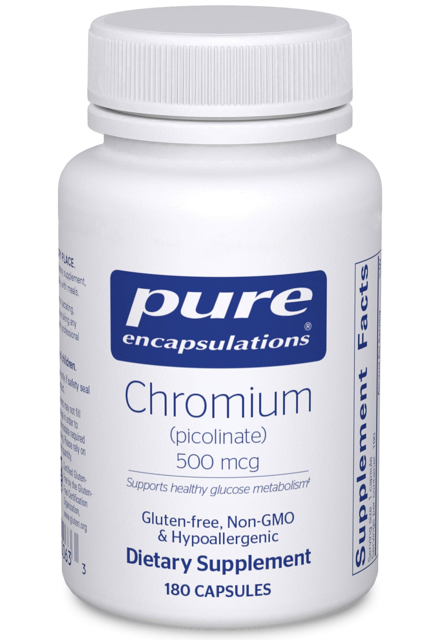 Pure Encapsulations Chromium (picolinate) 500mcg