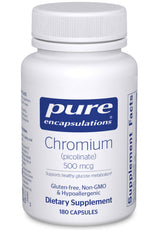 Pure Encapsulations Chromium (picolinate) 500mcg