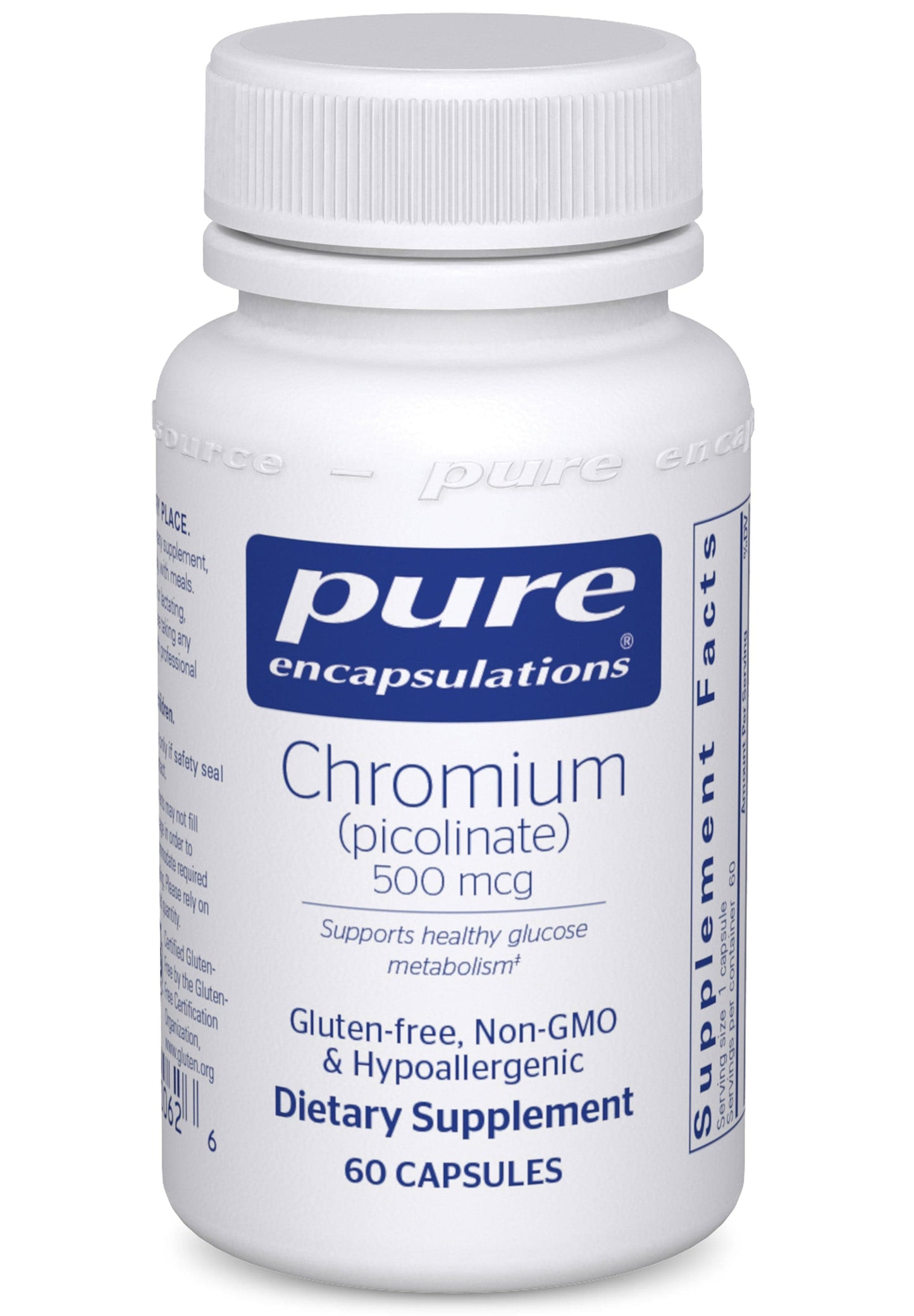 Pure Encapsulations Chromium (picolinate) 500mcg