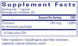 Pure Encapsulations Chromium (picolinate) 500mcg