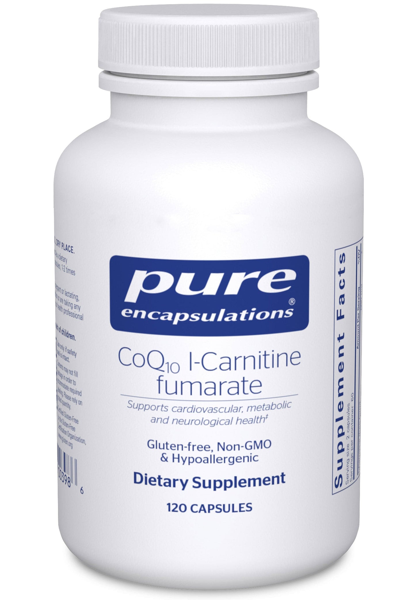 Pure Encapsulations CoQ10 l-Carnitine fumarate