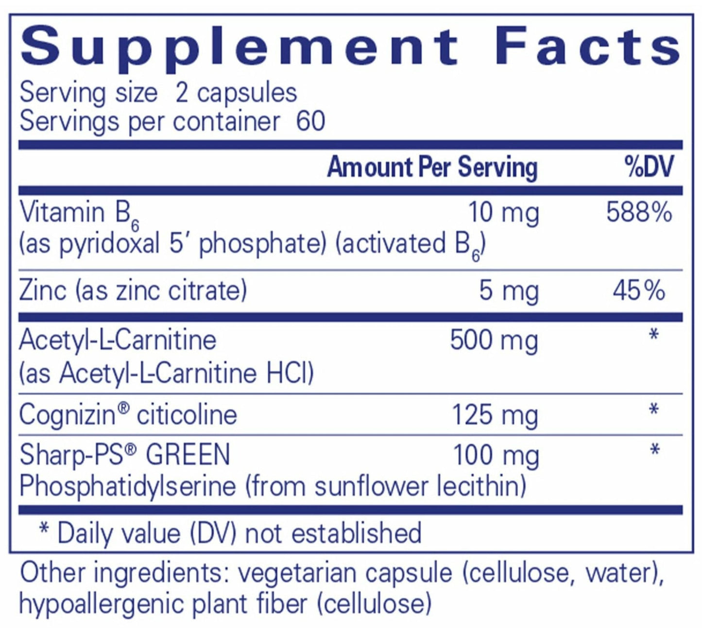 Pure Encapsulations CogniPhos
