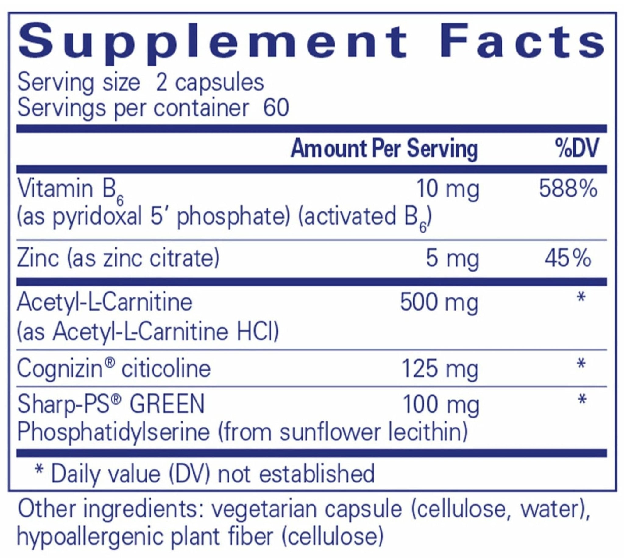 Pure Encapsulations CogniPhos