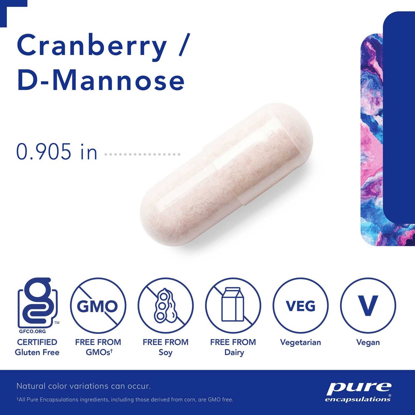 Pure Encapsulations Cranberry/D-Mannose