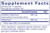Pure Encapsulations Cranberry/D-Mannose