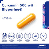 Pure Encapsulations Curcumin 500 with Bioperine