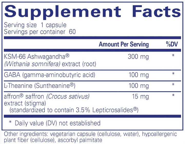 Pure Encapsulations Daily Calm
