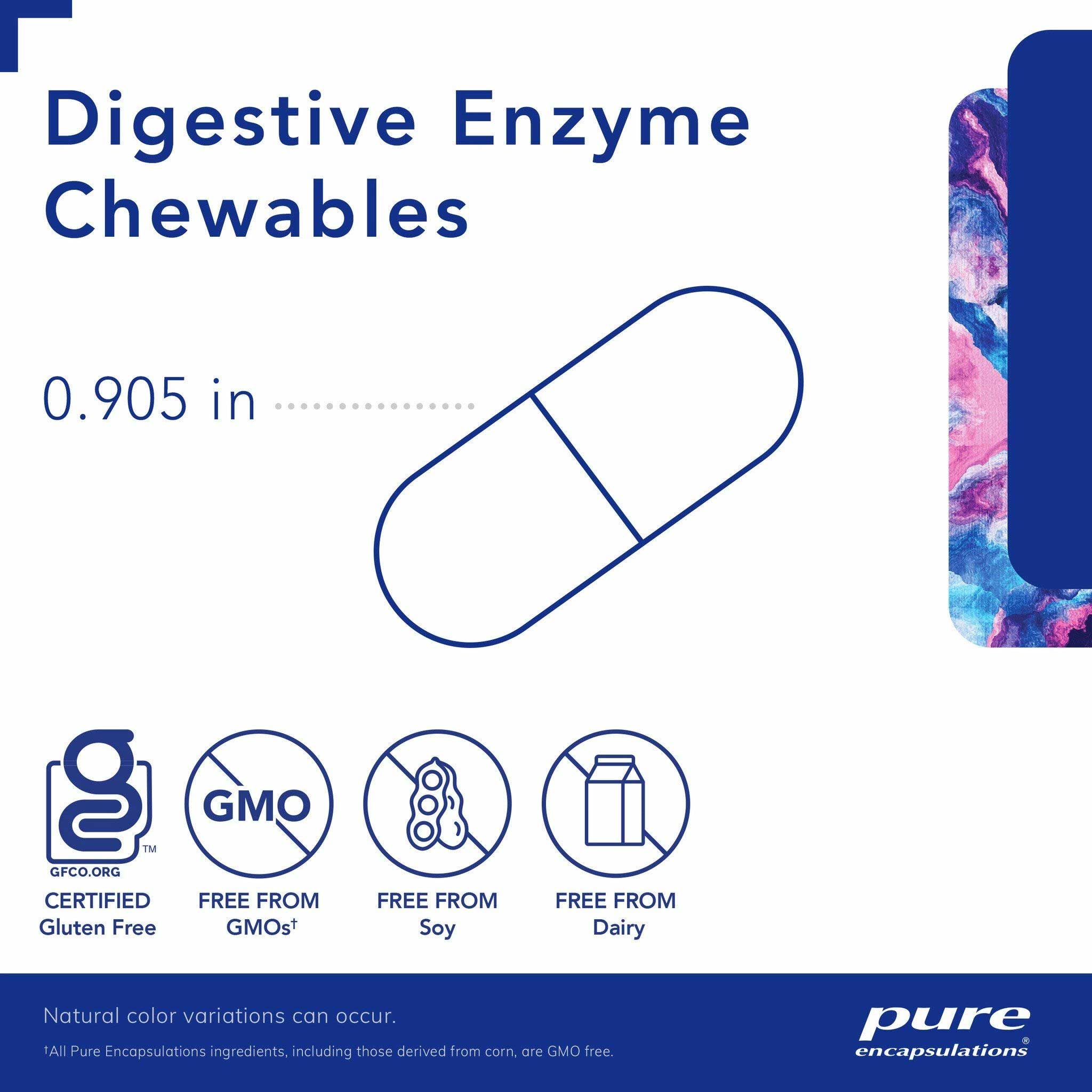 Pure Encapsulations Digestive Enzyme Chewables