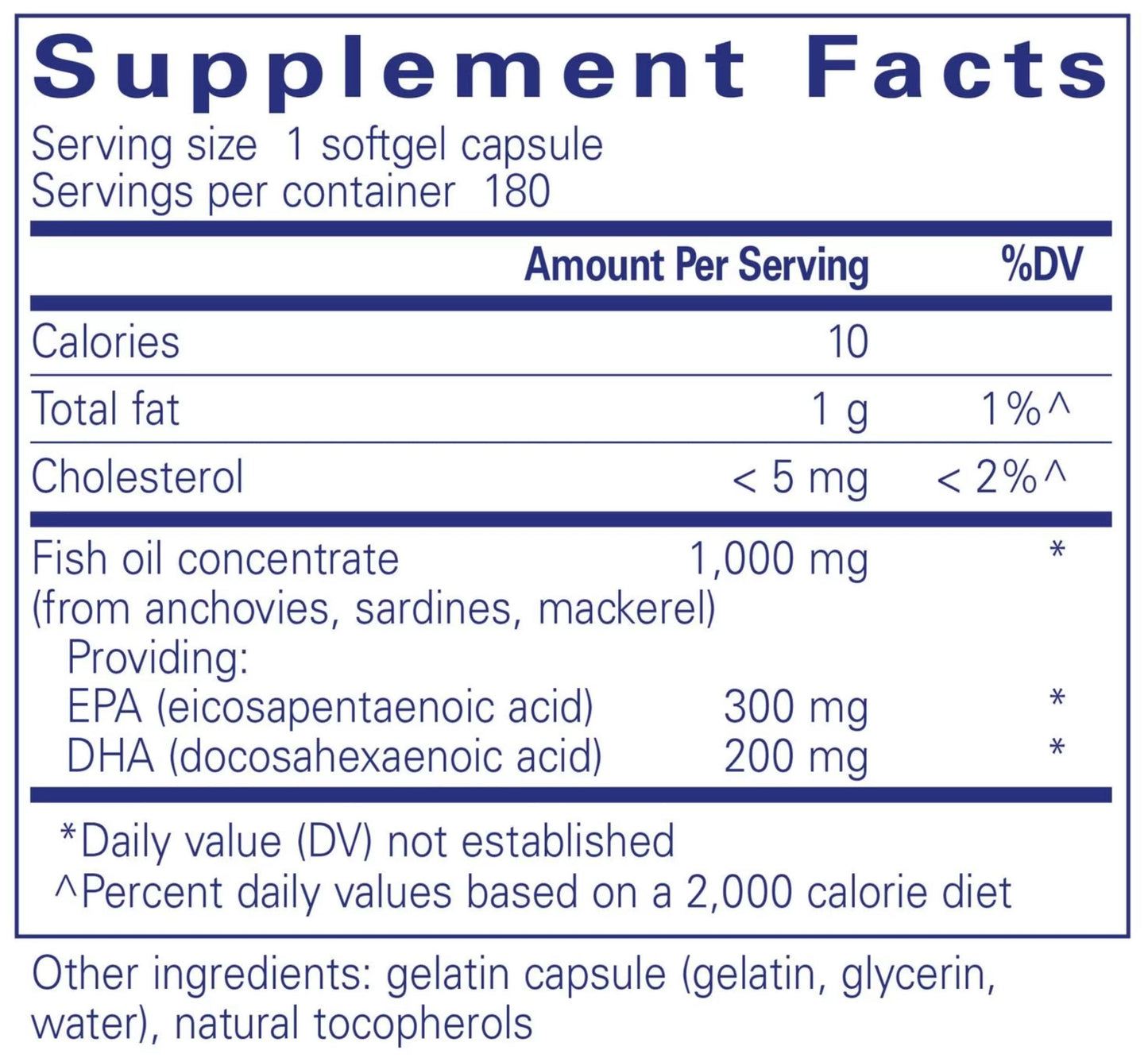 Pure Encapsulations EPA/DHA essentials