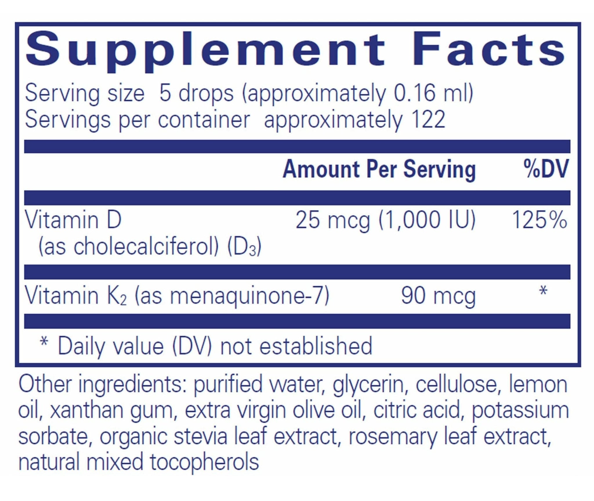 Pure Encapsulations EmulsiSorb K2/D3 Liquid