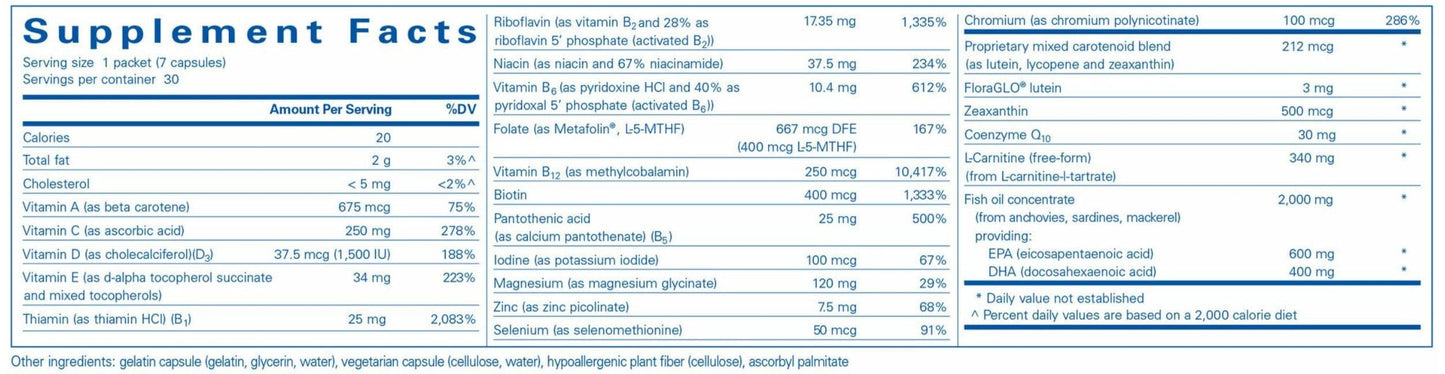 Pure Encapsulations Energize Plus Pure Pack