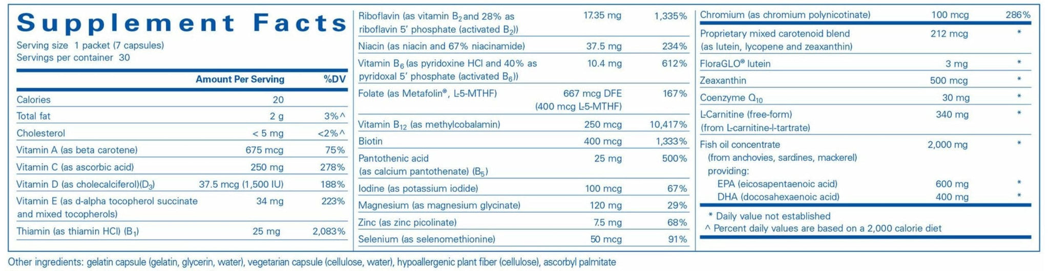 Pure Encapsulations Energize Plus Pure Pack