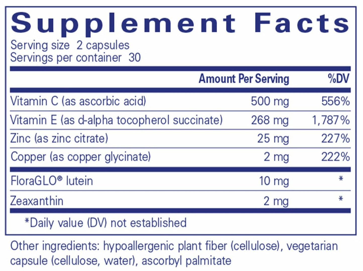 Pure Encapsulations EyeProtect Basics