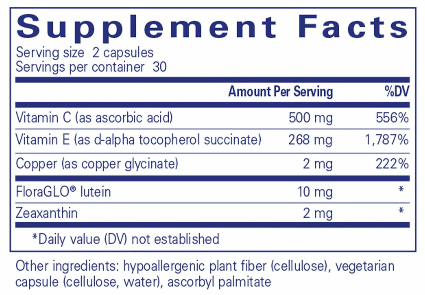 Pure Encapsulations EyeProtect Basics