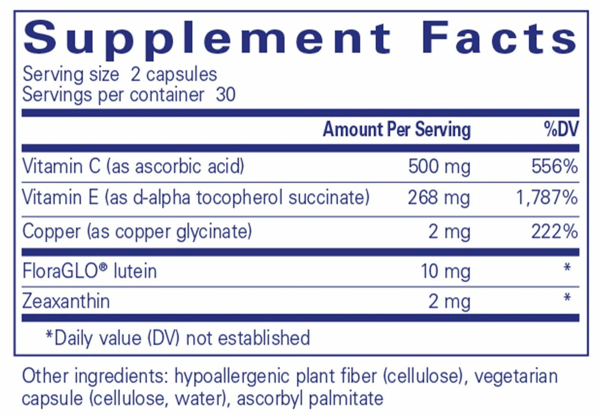 Pure Encapsulations EyeProtect Basics