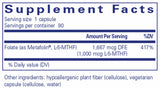 Pure Encapsulations Folate 1000