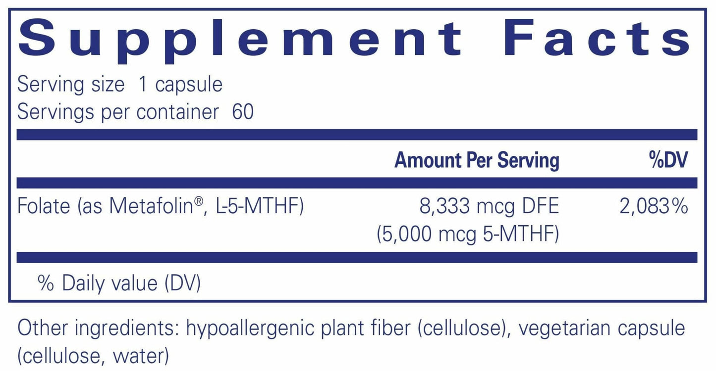 Pure Encapsulations Folate 5000
