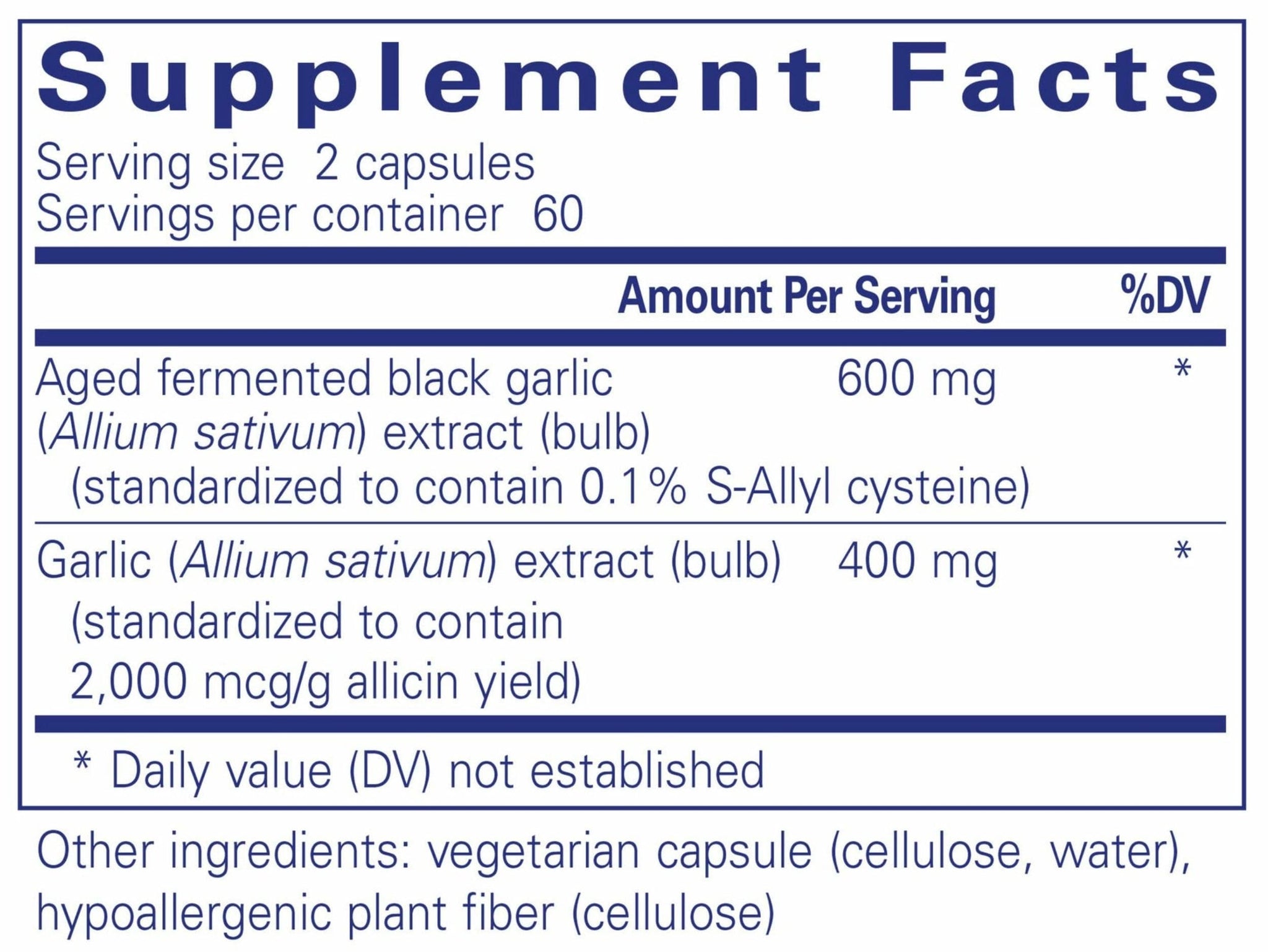Pure Encapsulations Garlic Complex