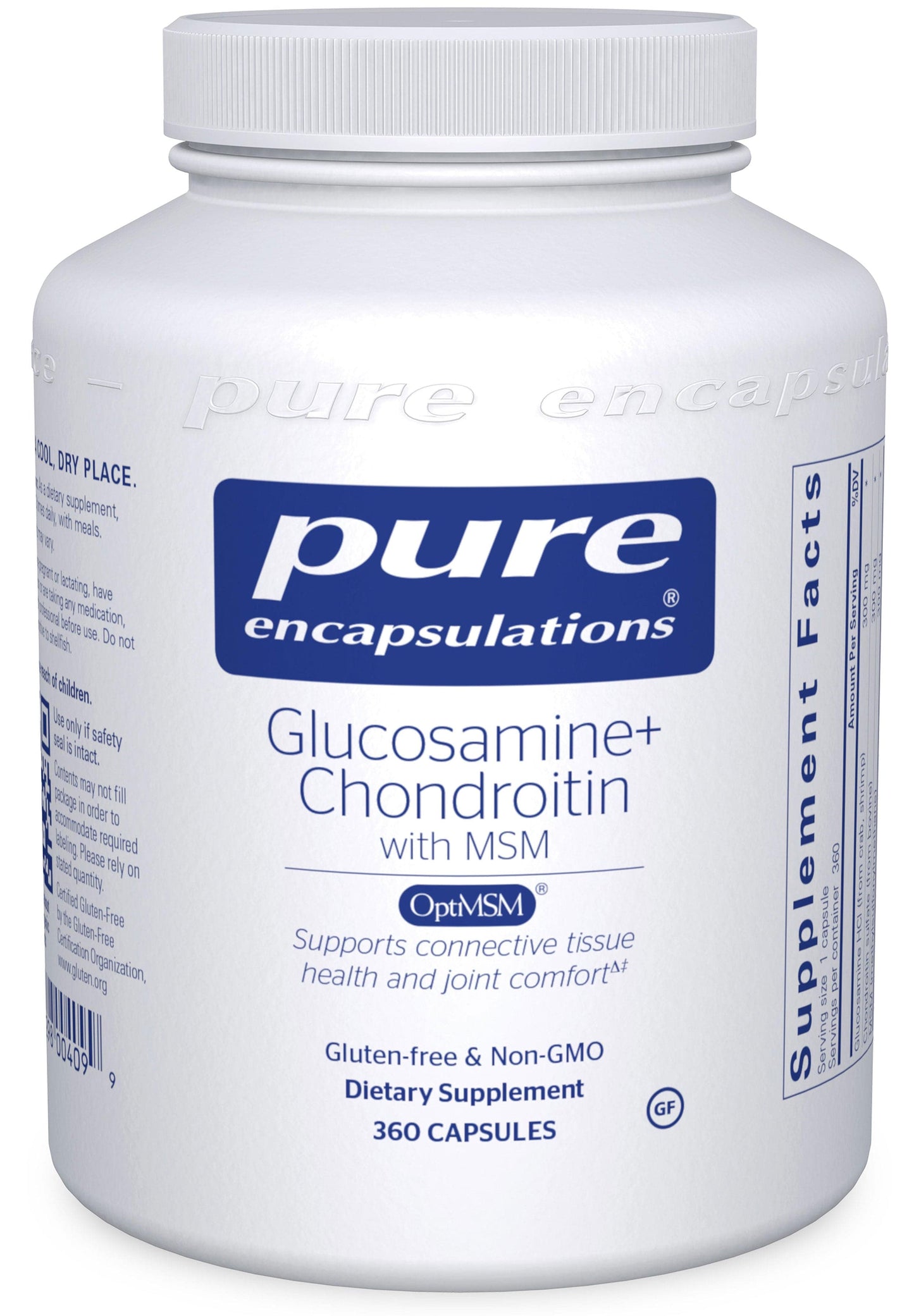 Pure Encapsulations Glucosamine+ Chondroitin with MSM