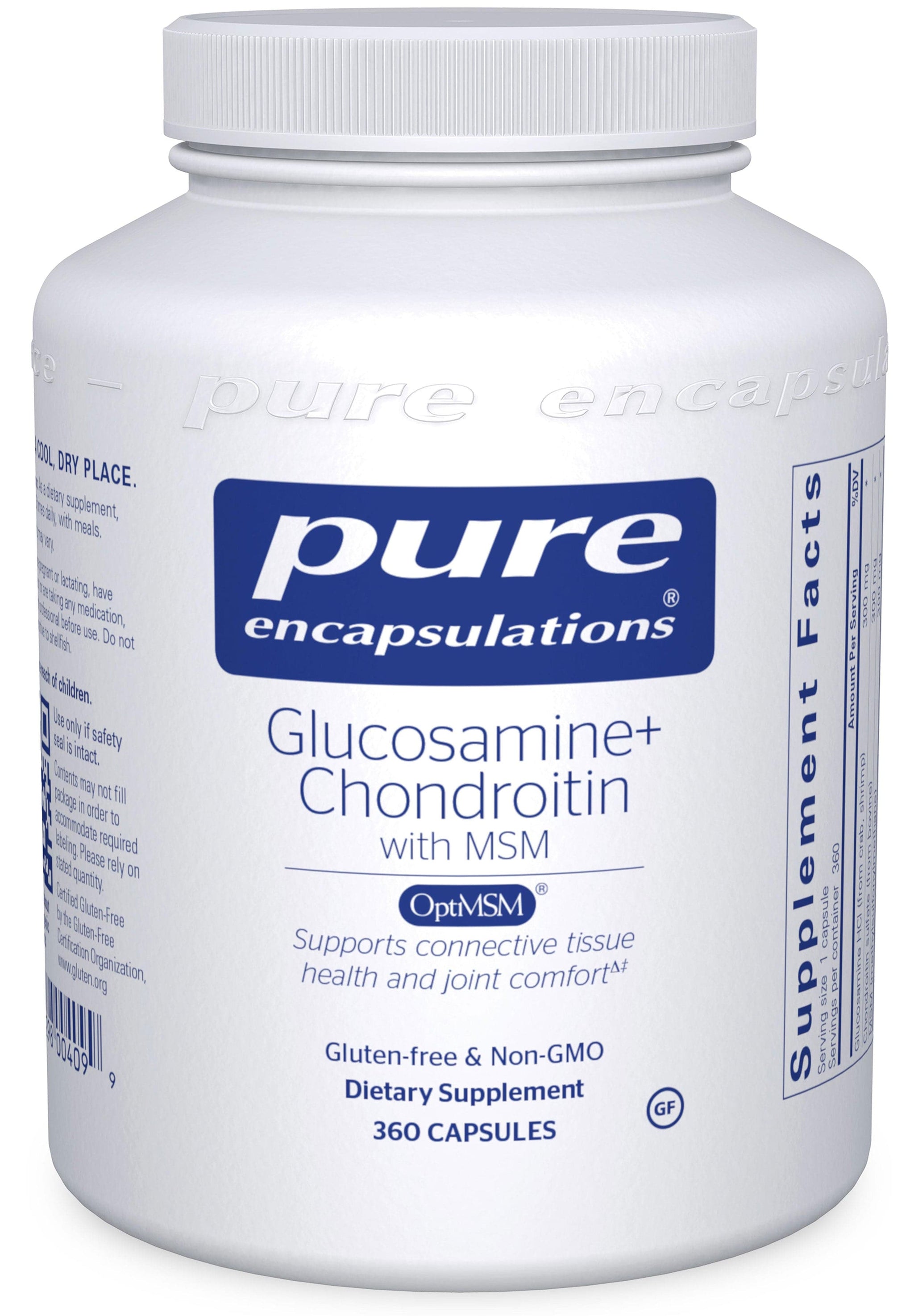 Pure Encapsulations Glucosamine+ Chondroitin with MSM
