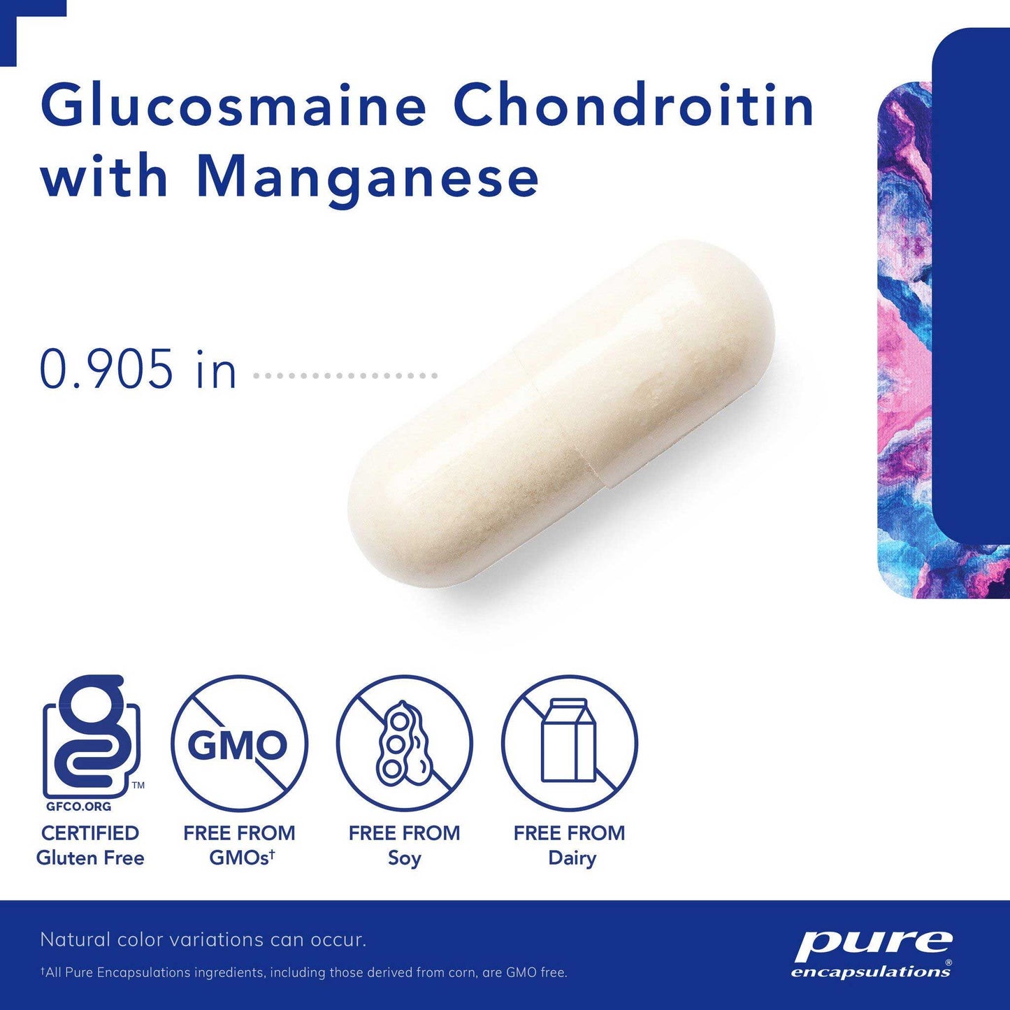 Pure Encapsulations Glucosamine Chondroitin with Manganese