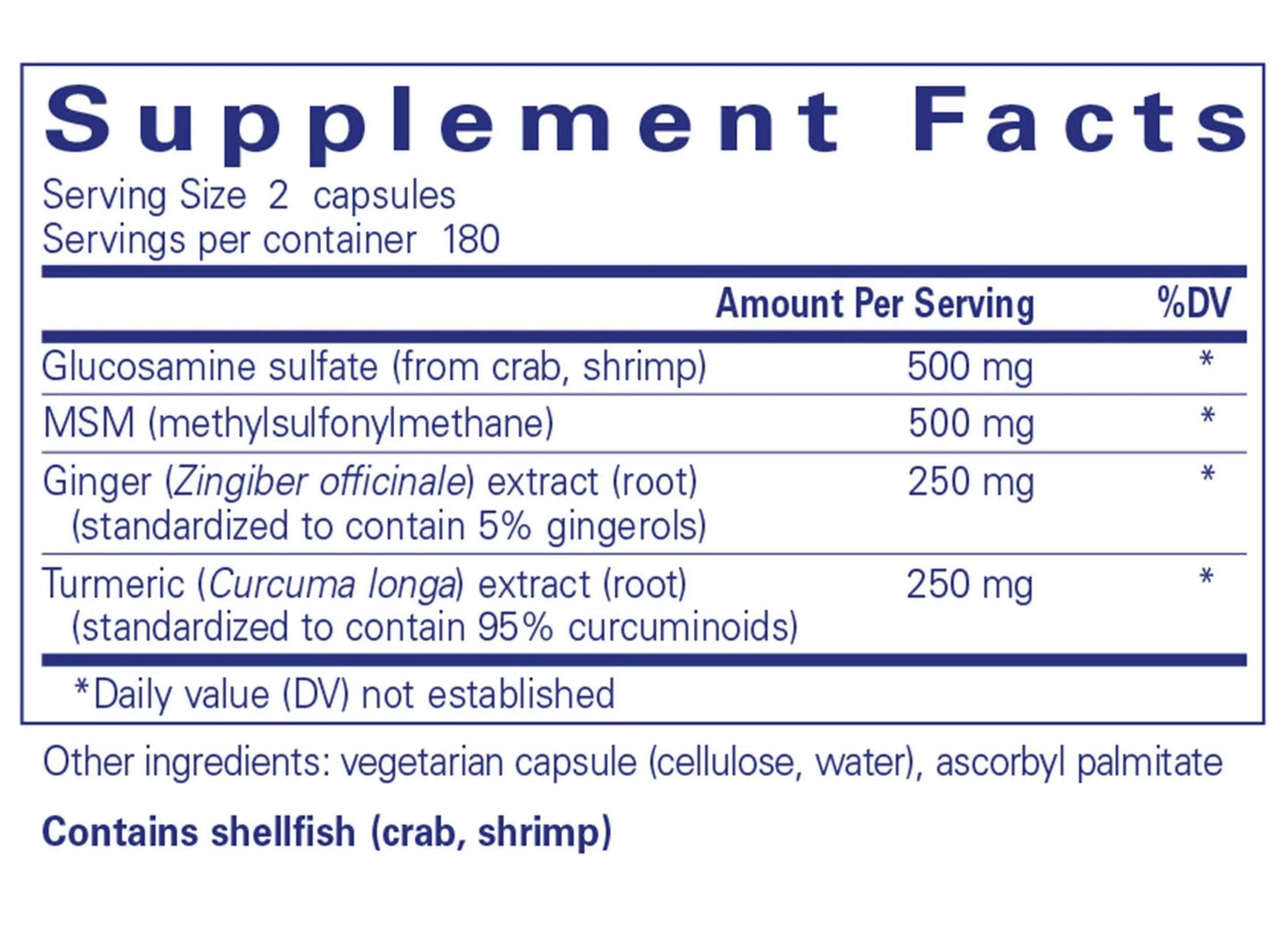 Pure Encapsulations Glucosamine/MSM