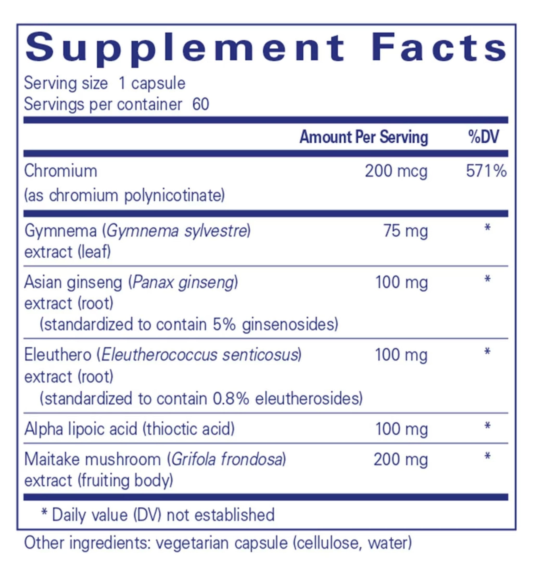 Pure Encapsulations Glucose Support Formula