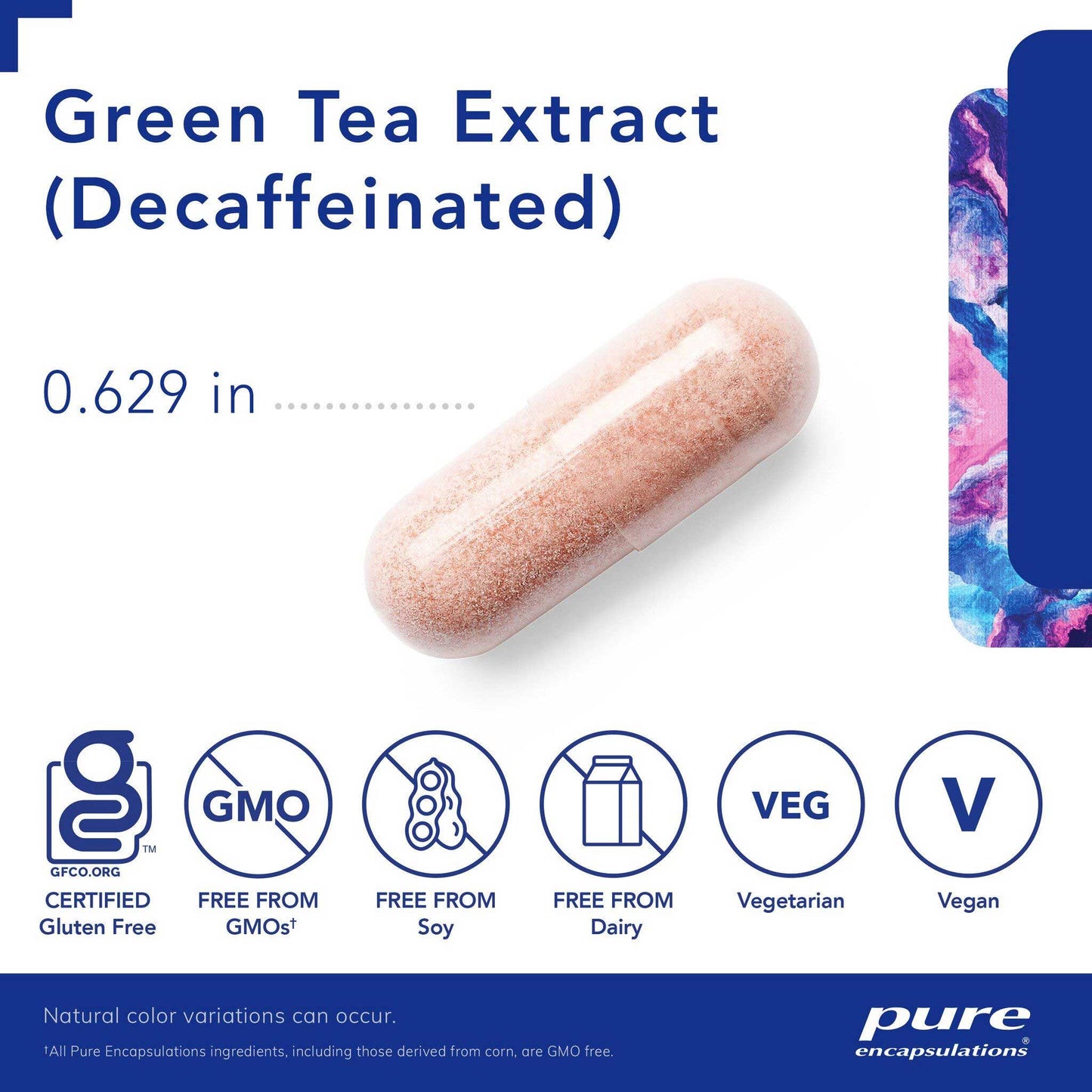 Pure Encapsulations Green Tea extract (decaffeinated)