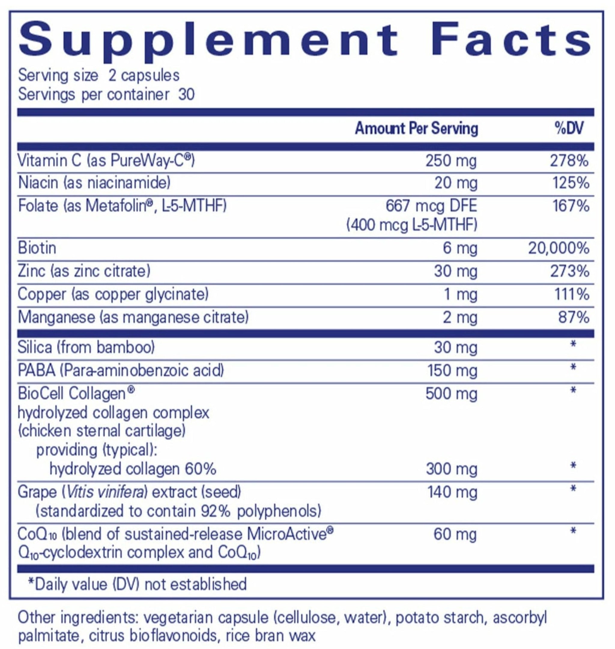 Pure Encapsulations Hair/Skin/Nails Ultra