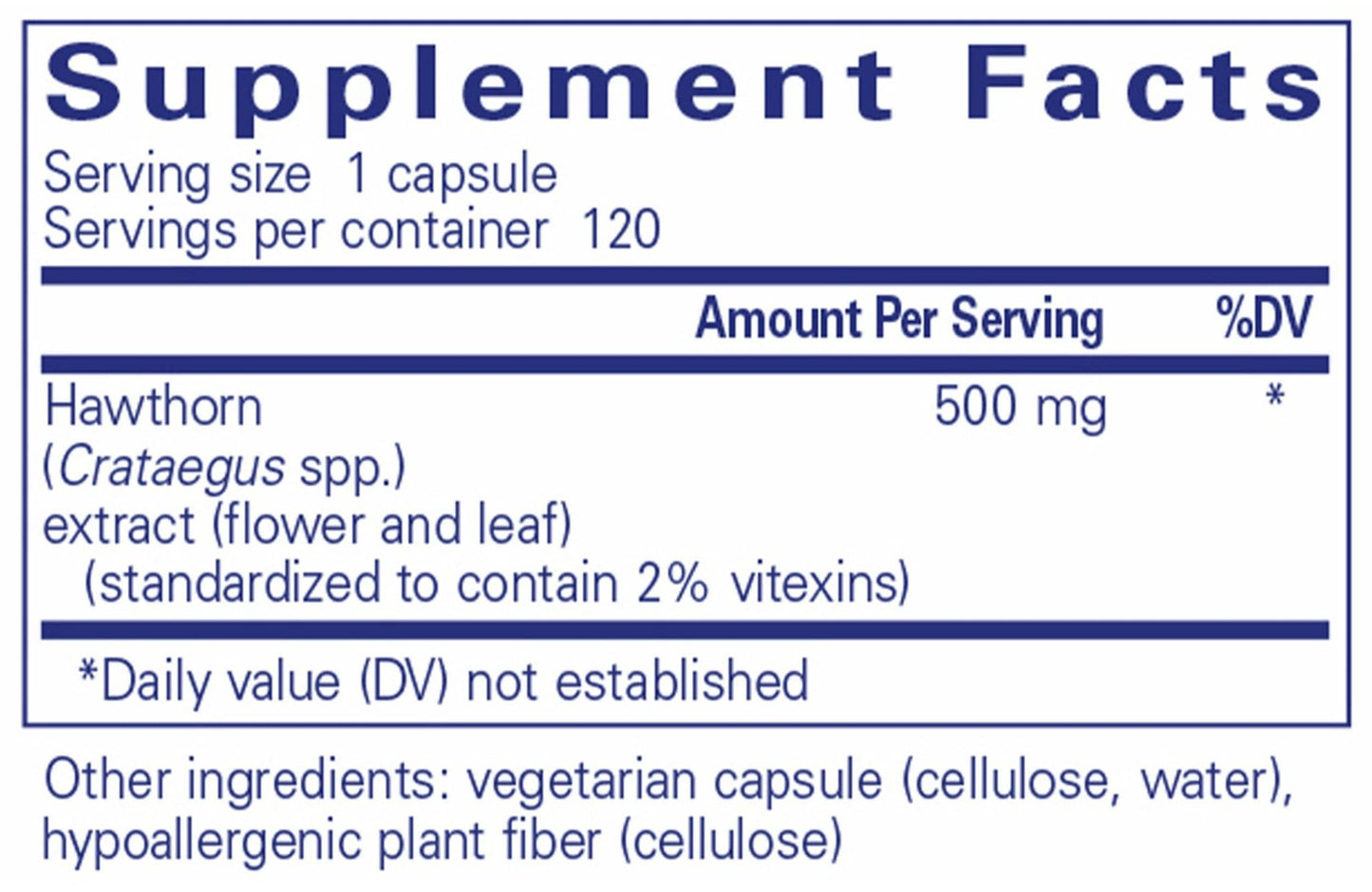 Pure Encapsulations Hawthorn Extract