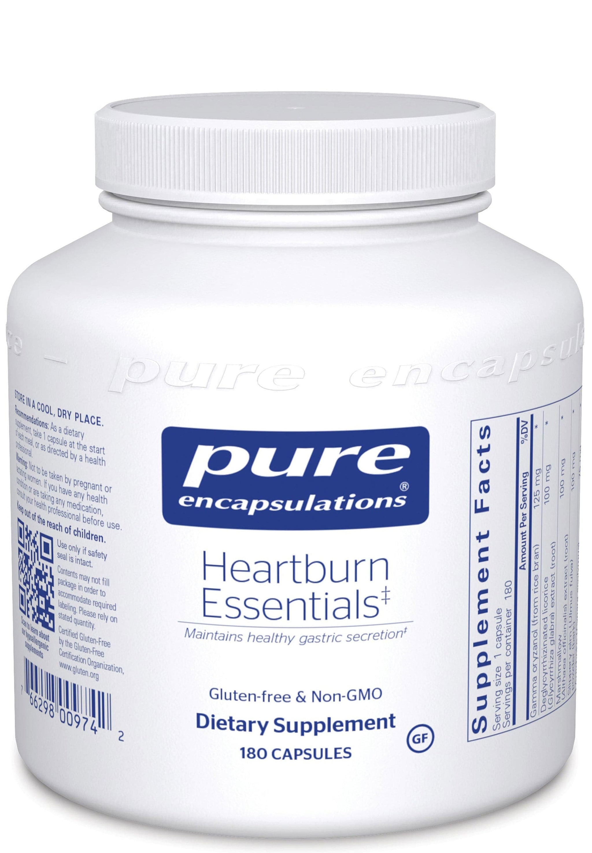 Pure Encapsulations Heartburn Essentials