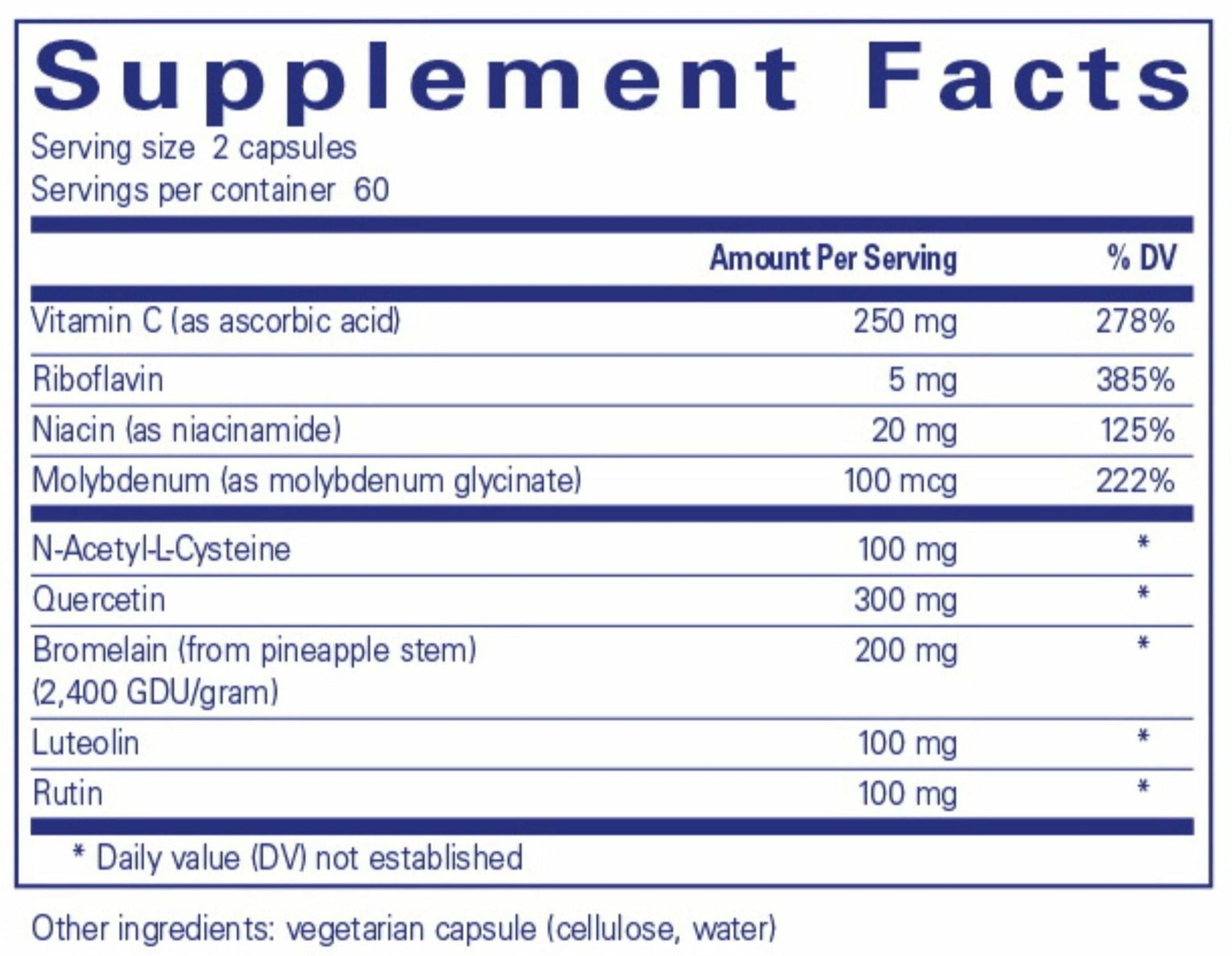 Pure Encapsulations Hist Reset
