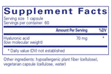 Pure Encapsulations Hyaluronic Acid
