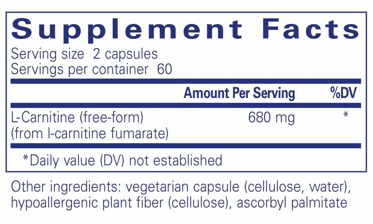 Pure Encapsulations l-Carnitine Fumarate
