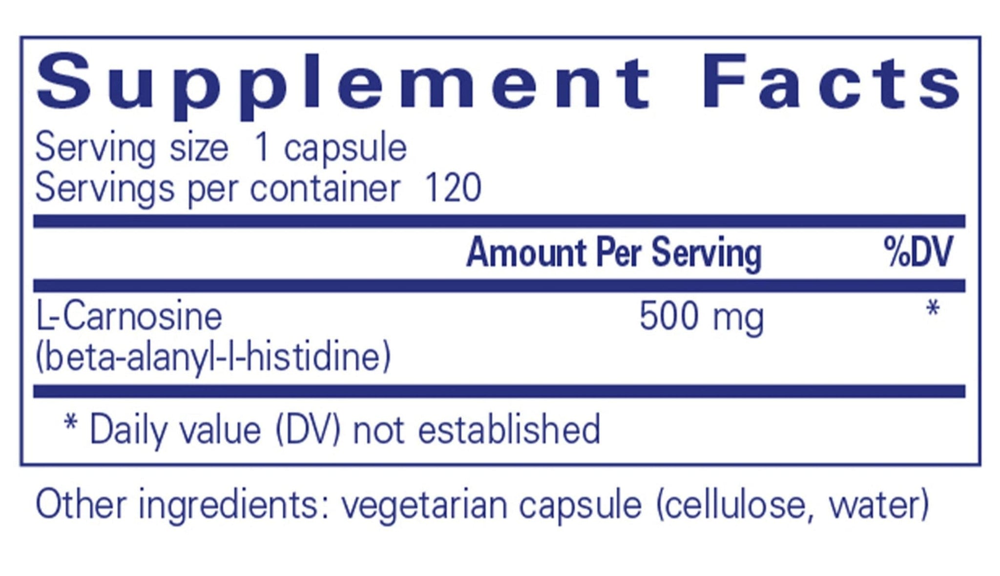 Pure Encapsulations L-Carnosine