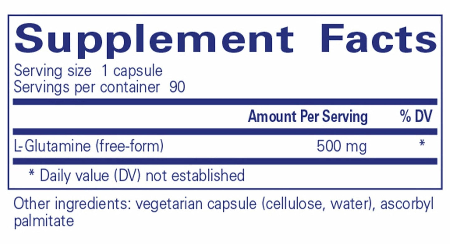 Pure Encapsulations L-Glutamine 500 mg
