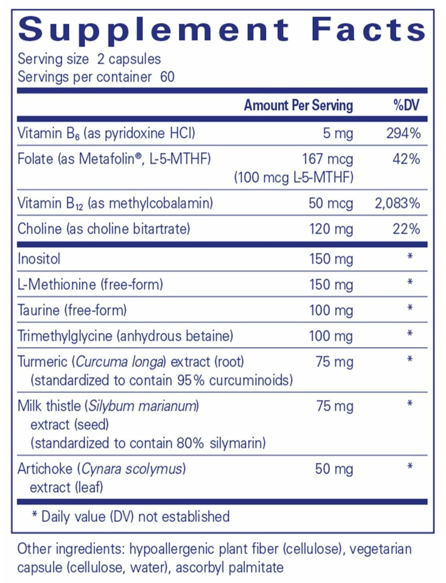 Pure Encapsulations Lipotropic Detox