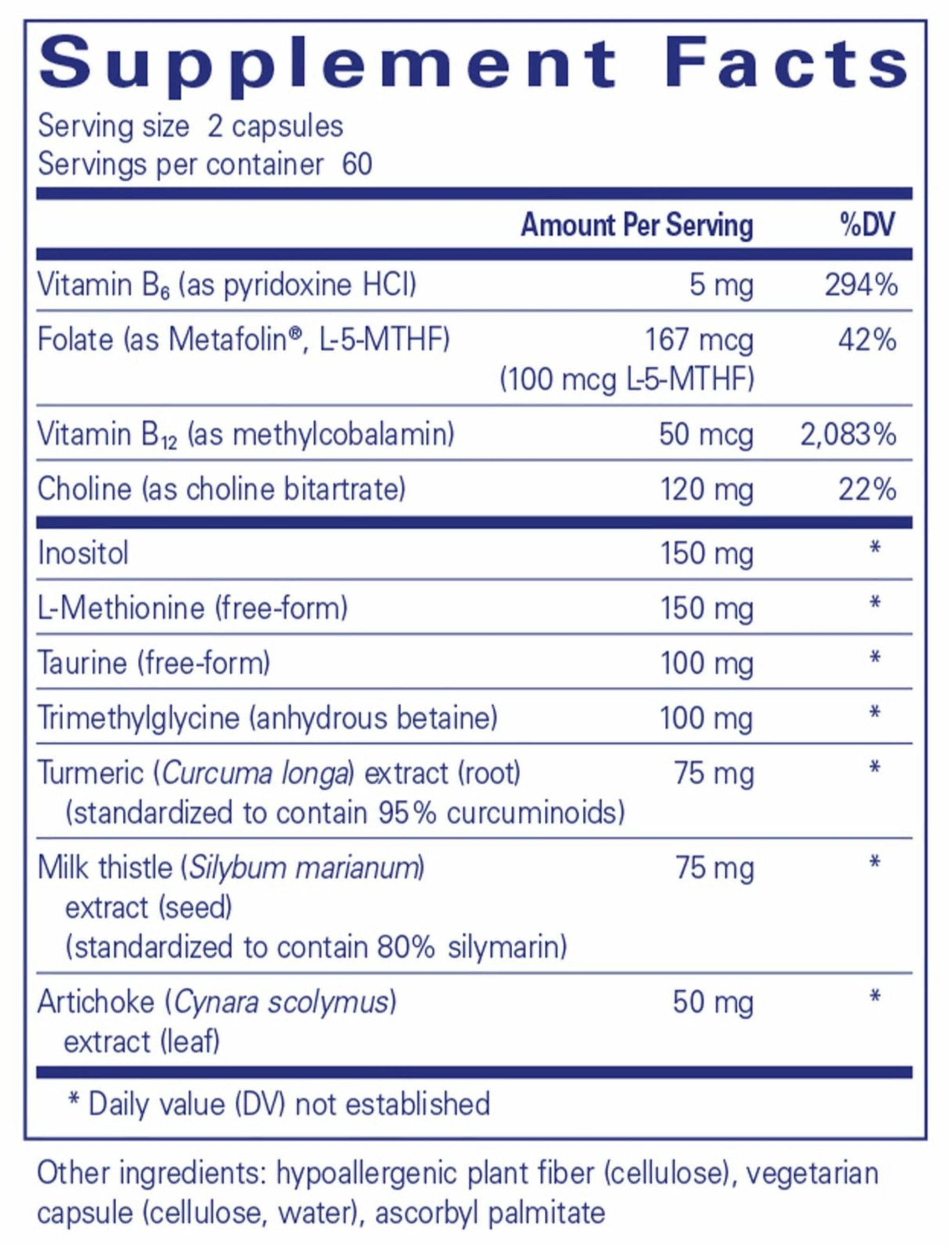 Pure Encapsulations Lipotropic Detox