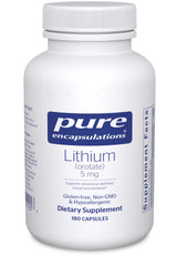 Pure Encapsulations Lithium (Orotate) 5 mg