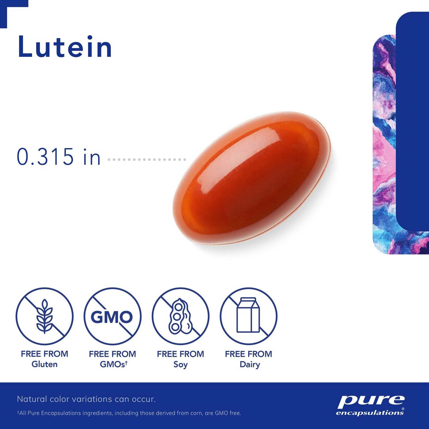 Pure Encapsulations Lutein 20 mg