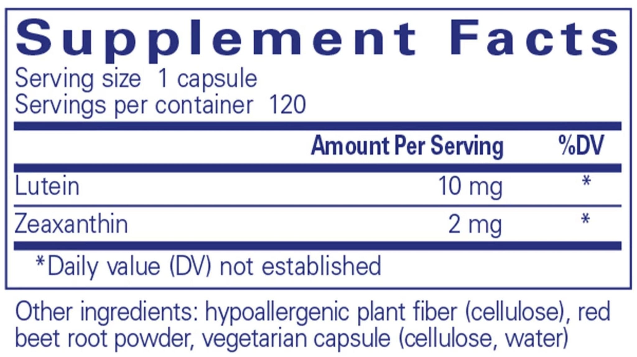 Pure Encapsulations Lutein/Zeaxanthin