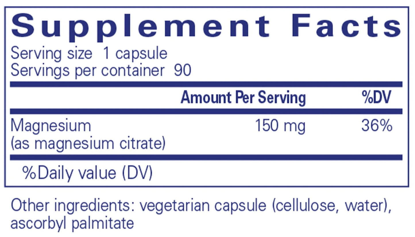 Pure Encapsulations Magnesium (Citrate)