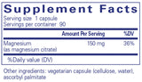 Pure Encapsulations Magnesium (Citrate)