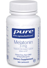Pure Encapsulations Melatonin 3 mg