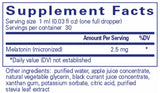 Pure Encapsulations Melatonin Liquid