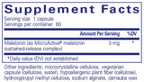 Pure Encapsulations Melatonin-SR