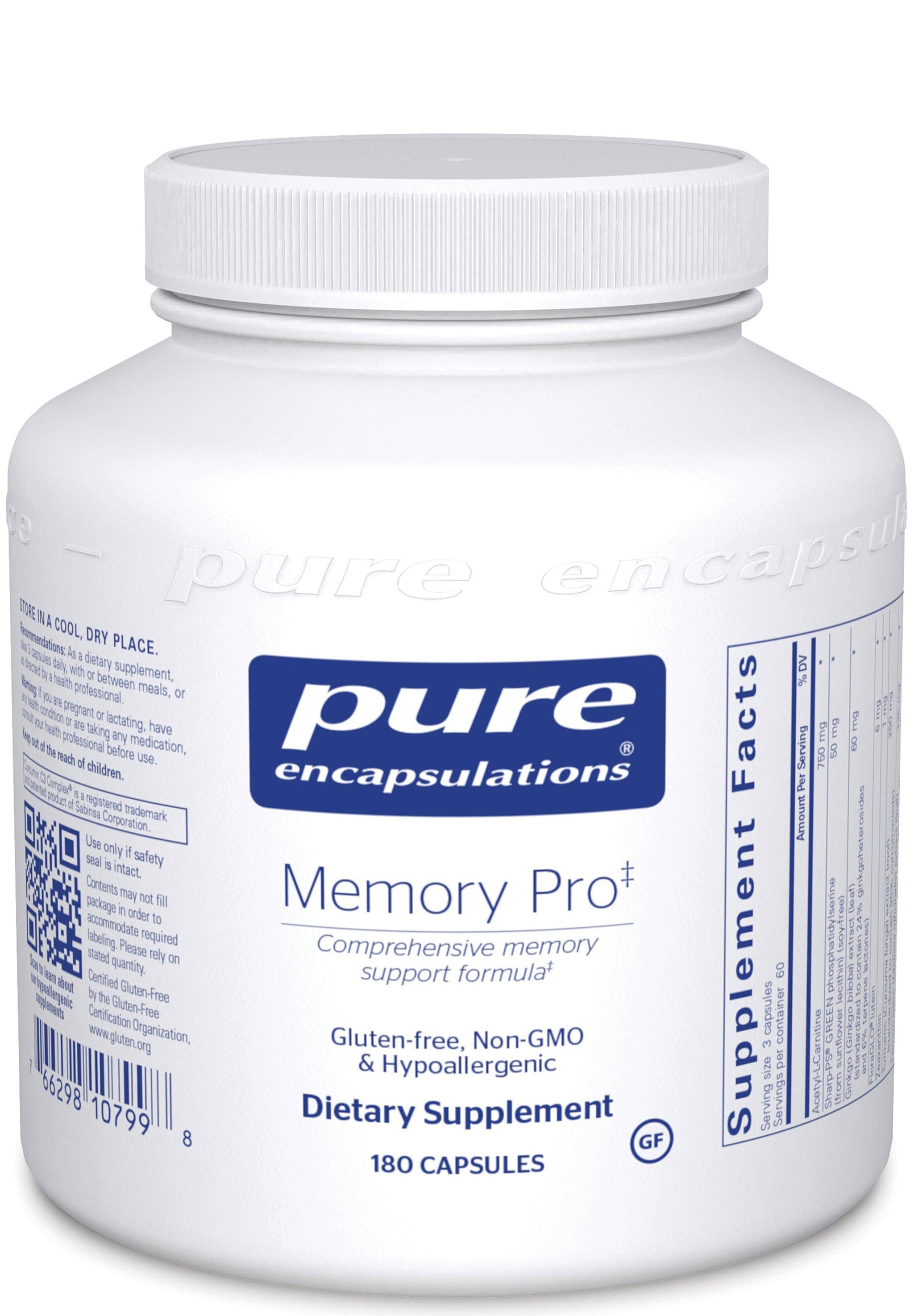 Pure Encapsulations Memory Pro