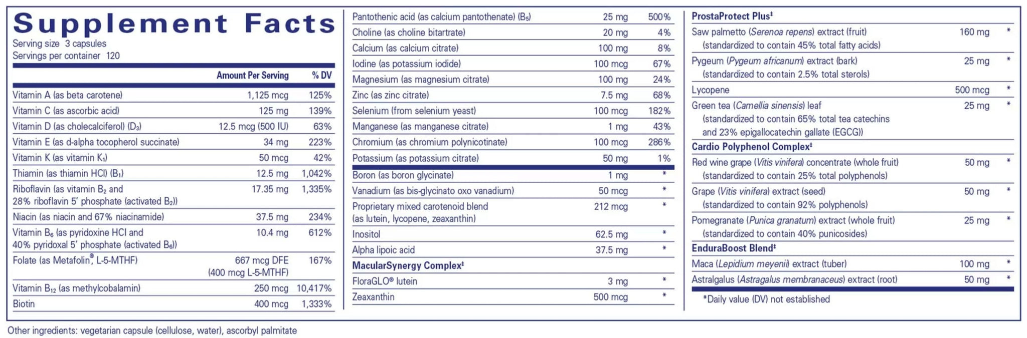 Pure Encapsulations Men's Nutrients