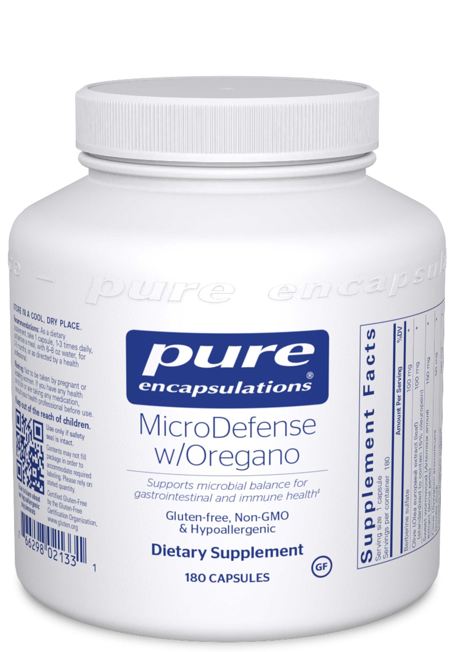Pure Encapsulations MicroDefense w/Oregano