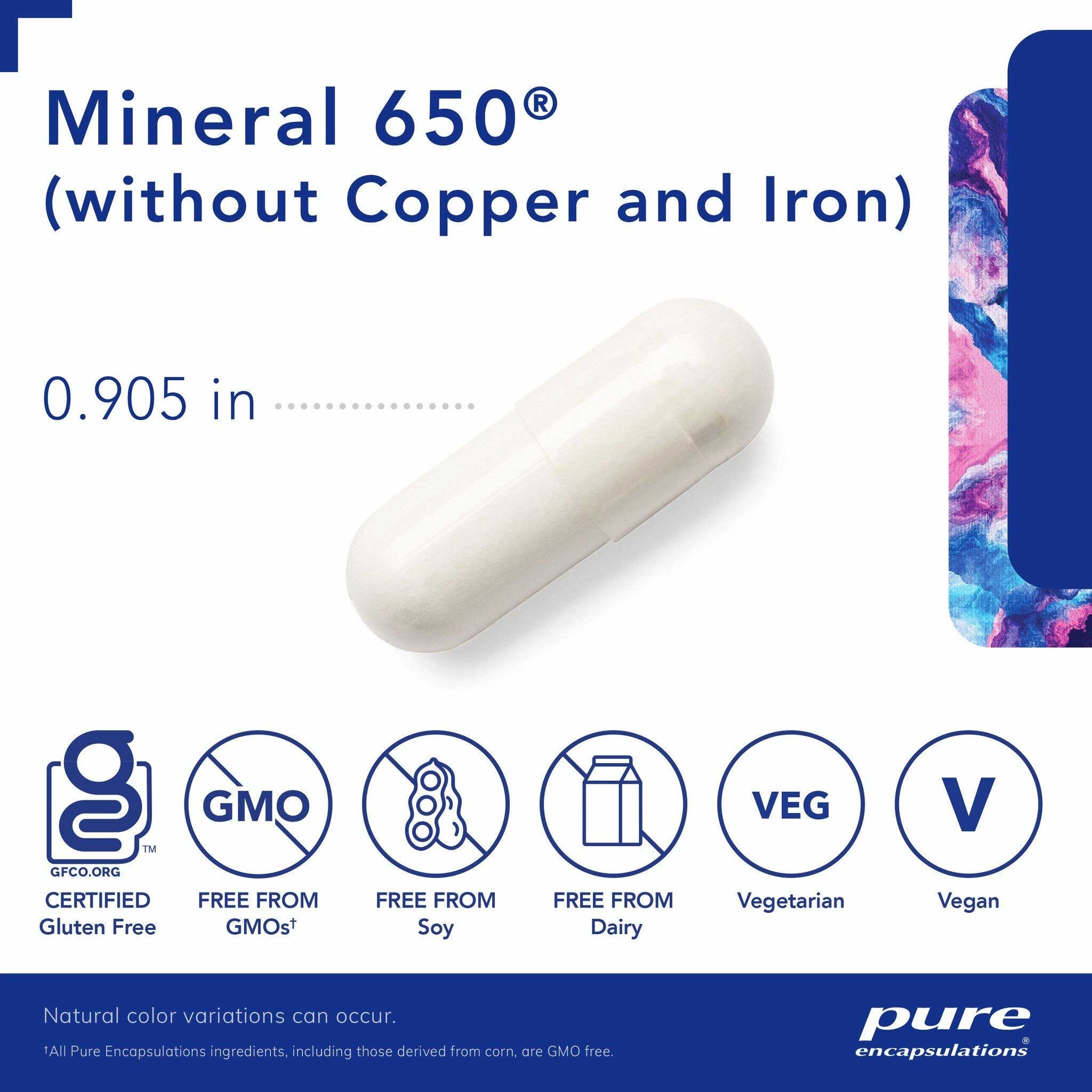Pure Encapsulations Mineral 650